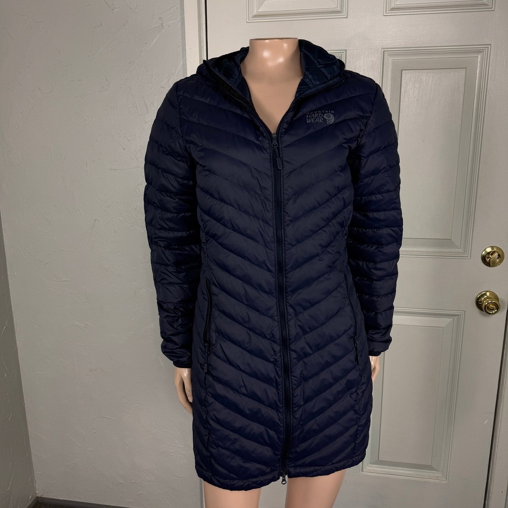 Mountain Hardwear Women's Jacket Glen Alpine Down 650 Fill Parka Long Hood C4-16